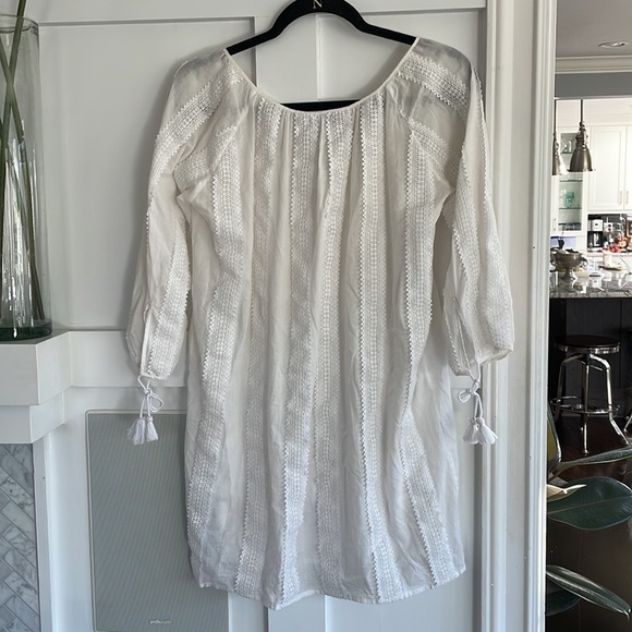 J Crew Lace Trimmed Beach Tunic - Picture 5 of 8